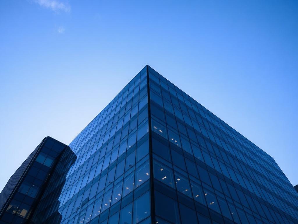Modern corporate office building